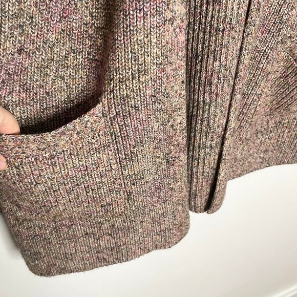 Marine Layer Womens Cabin Cardigan Sweater Small Brown Haether Knit Pockets - Picture 7 of 12